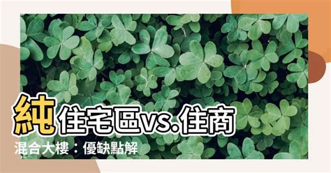 住商混合 缺點|[閒聊] 純住宅 vs. 住商混和